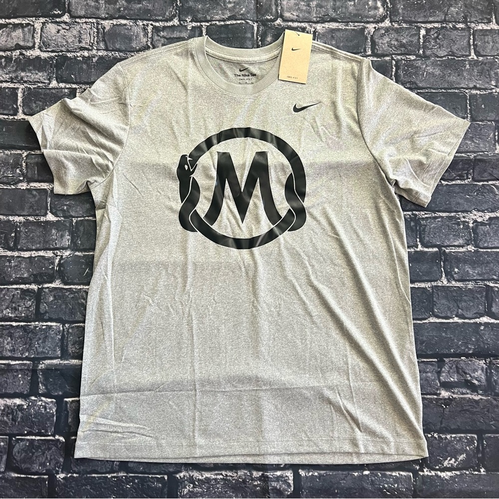 Nike Mamba Sports Academy Kobe Bryant Mens 3XL  4XL Gray Shirt 100% Dri Fit